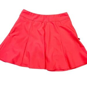 RLX Ralph Lauren Neon Bright Orange Golf Skort Skirt XS